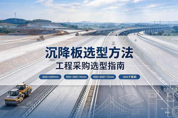 城北沉降板选择方法