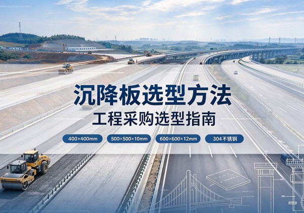 城北沉降板选择方法